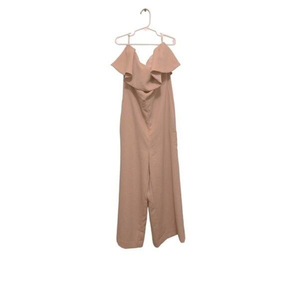 Aritzia Babaton Flutter Jumpsuit in Pink Prima Size 2 - Picture 2 of 6
